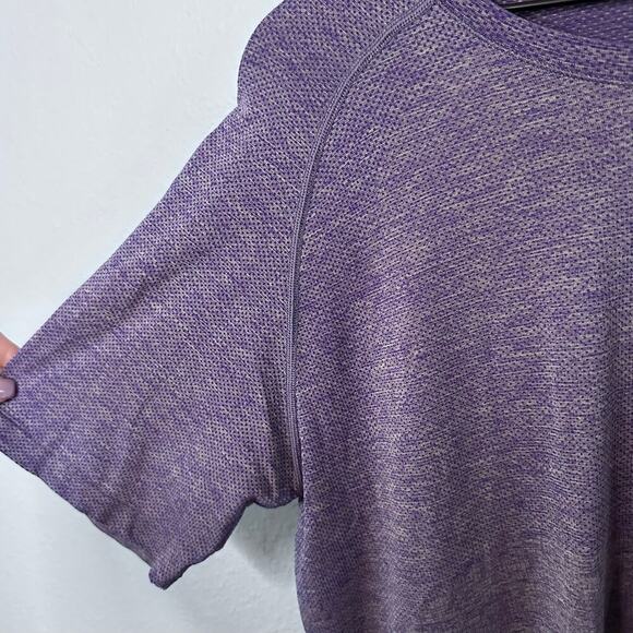 Lululemon Mens Metal Vent Tech Shirt 2.0 Petrol Purple/dew Green S EUC - Picture 6 of 6